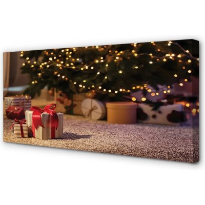 Obrazy na plátně Dary vánoční strom 100x50 cm – Hledejceny.cz