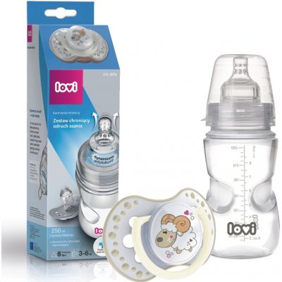 LOVI plastová lahvička + dudlík DS57613420 250ml – Zboží Mobilmania