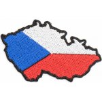 Nášivka Vlajka mapa ČR VELCRO – Zboží Dáma