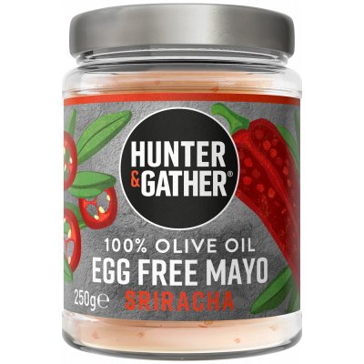 Hunter a Gather Olivová vegan majonéza Sriracha chillio 250 g