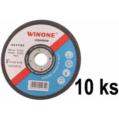 Řezný kotouč Winone 125 x 22 mm 10ks – Zboží Dáma