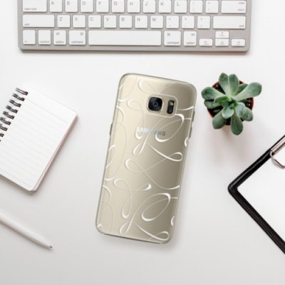 Pouzdro iSaprio Fancy white Samsung Galaxy S7 Edge – Zboží Mobilmania
