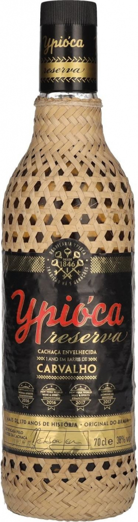Ypioca Reserva Carvalho 38% 0,7 l (holá láhev)
