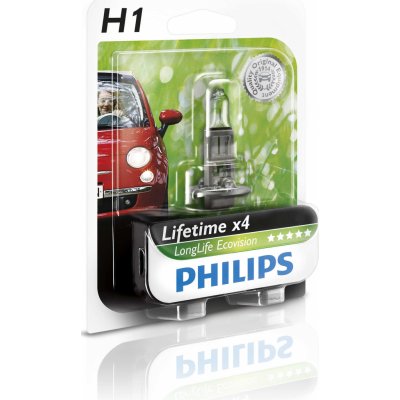 Philips LongLife EcoVision H1 P14,5s 12V 55W – Hledejceny.cz