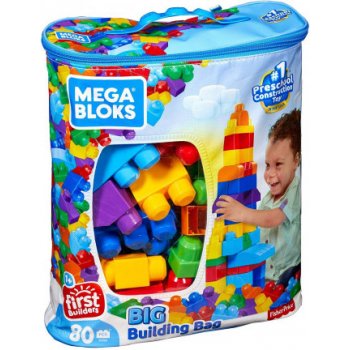 Mega Bloks Mega Kostky v plastovém pytli 80 ks od 639 Kč - Heureka.cz