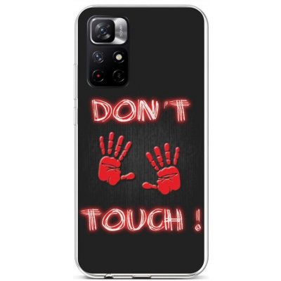 Pouzdro TopQ Xiaomi Poco M4 Pro 5G silikon Don't Touch Red – Zbozi.Blesk.cz