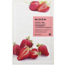 Mizon plátýnková 3D maska s jahodami pro zjemnění a antioxidaci pleti Joyful Time Essence Mask Strawberry 23 g