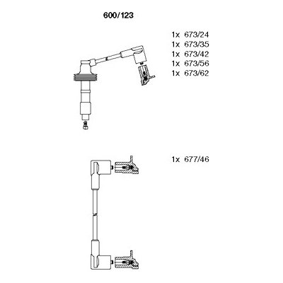 600/123 BREMI Sada kabelů pro zapalování – Zboží Mobilmania