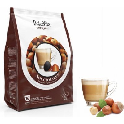 Dolce Vita CAPPUCCINO LÍSKOVÝ OŘECH do Dolce Gusto 16 kusů