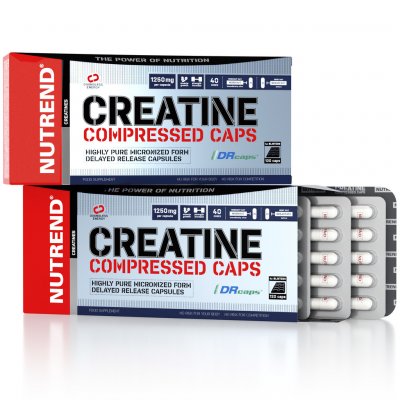 NUTREND CREATINE COMPRESSED 120 kapslí – Hledejceny.cz