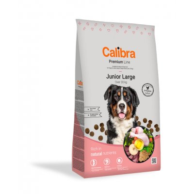 Calibra Dog Premium Line Junior Large 2 x 12 kg – Zboží Mobilmania