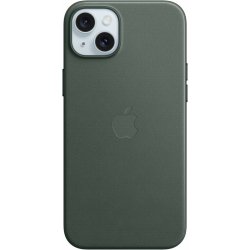 Apple z tkaniny FineWoven s MagSafe na iPhone 15 Plus, listově zelené MT4F3ZM/A