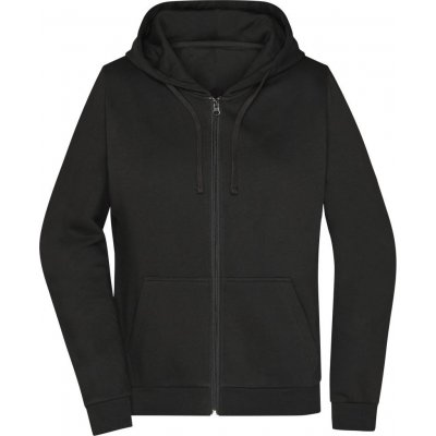 James & Nicholson dámská mikina na zip s kapucí Promo Zip Hoody JN755 Černá – Hledejceny.cz