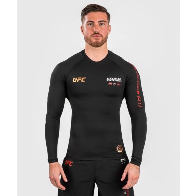 Venum pánský rashguard funkční triko UFC Adrenaline Fight Week Performance dlouhé rukávy černé – Zboží Mobilmania