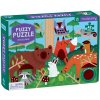 Puzzle Mudpuppy Fuzzy Les / Fuzzy Woodland 42 pc 42 dílků
