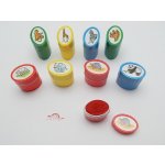 Wiky Razítka oválná zvířata safari 3x4cm asst 8 druhů – Zboží Dáma