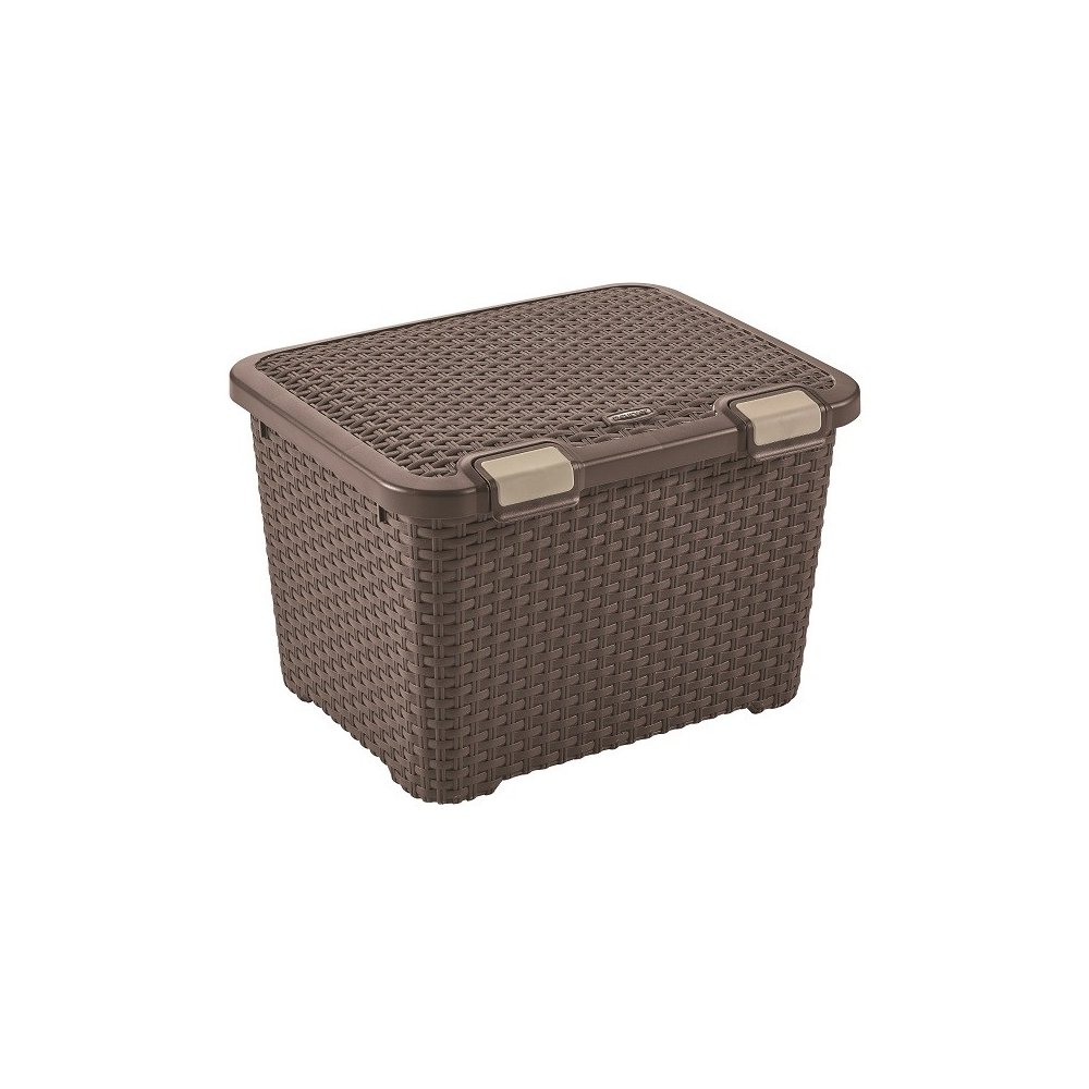 Curver RATTAN STYLE úložní box 43 l - hnědý 00711-210 — Heureka.cz