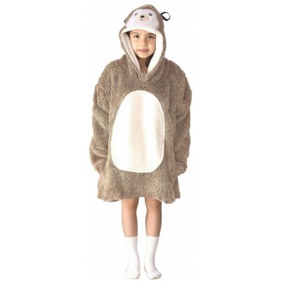 Cozy Noxxiez CH329 Ježek hřejivá televizní mikinová deka s kapucí – Sleviste.cz