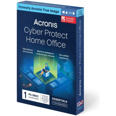 Acronis Cyber Protect Home Office Essentials, předplatné na 1 rok, 1PC – Zbozi.Blesk.cz