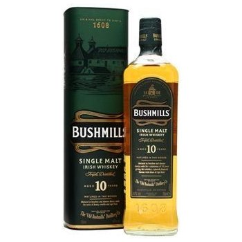 Bushmills 10y 40% 0,7 l (holá láhev)