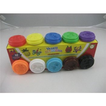 MAC TOYS Kids Toys Modelína 10x 50 g různé barvy
