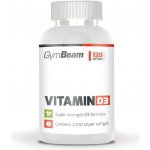 GymBeam Vitamín D3 1000 IU 120 kapslí – Zbozi.Blesk.cz