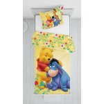 Jerry Fabrics povlečení Medvídek Pů žluté 100 x 135 60 x 40 cm – Zboží Dáma