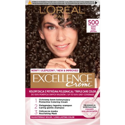 L'Oréal Excellence Creme barva na vlasy světle hnědá 5 – Hledejceny.cz