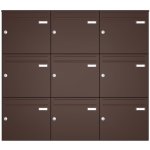 Sestava 9 luxusních schránek Max Knobloch AP244 Barva: Hnědá – Hledejceny.cz