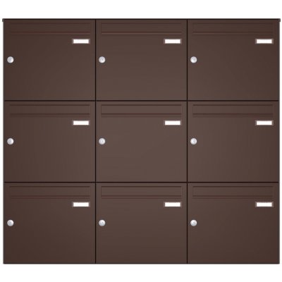 Sestava 9 luxusních schránek Max Knobloch AP244 Barva: Hnědá – Hledejceny.cz