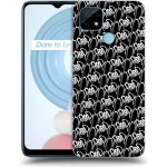 Pouzdro Picasee silikonové Realme C21 - Separ - White On Black 2 černé – Zboží Živě