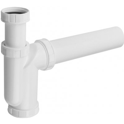 Dřezový sifon 1"1/2, odpad 50mm, bílá – Sleviste.cz