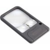 Čtecí lupa Carson Pocket Magnifier Kapesní lupa s osvětlením 2,5x;5x;6x