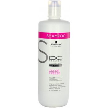 Schwarzkopf Professional BC Bonacure Color Freeze Silver stříbrný šampon pro blond a melírované vlasy 1000 ml