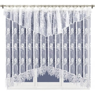 Fliying Luxusní vyšívaná záclona Marcela 500x150 cm – Hledejceny.cz