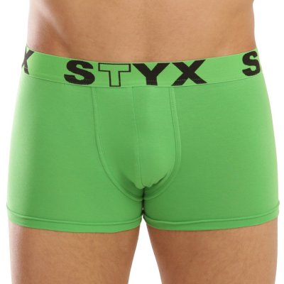 Styx pánské boxerky sportovní guma G1069 zelené