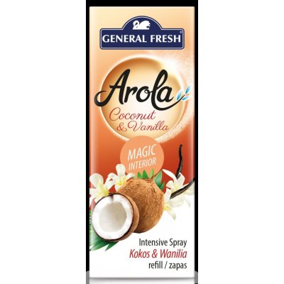General Fresh Arola Magic Interior minispray Kokos-vanilka 40 ml – Zbozi.Blesk.cz
