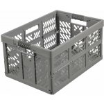 KEEEPER Skládací box s měkkými úchyty Ben 45 l Light Silver – Sleviste.cz