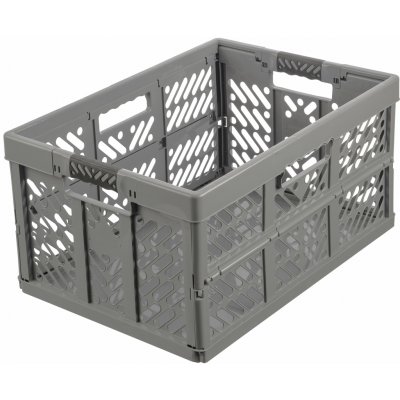 KEEEPER Skládací box s měkkými úchyty Ben 45 l Light Silver – Sleviste.cz