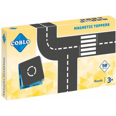 COBLO Magnetické silnice 50 ks – Zboží Dáma