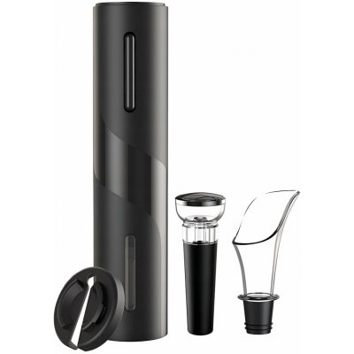 Verk 07104 Sada na víno 4 v 1 černá – Sleviste.cz