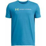 UNDER ARMOUR UA B LOGO WORDMARK SS modrá – Zboží Mobilmania
