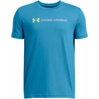 UNDER ARMOUR UA B LOGO WORDMARK SS modrá – Zboží Mobilmania