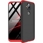 Apolis 360 Protection pouzdro na přední i zadní část telefonu Nokia 8.1 / Nokia X7 černo-červené 7426825362759 – Zboží Živě