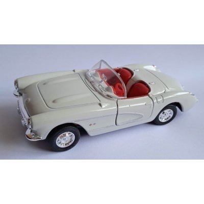 Welly Chevrolet Corvette convertible 1:34-39 1957 bílá – Zbozi.Blesk.cz