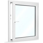 SkladOken.cz Okno jednokřídlé 95x110 cm bílé otevíravé i sklopné PRAVÉ – Hledejceny.cz