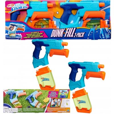 HASBRO Nerf Super Soaker Dunk FILL duopack – Zboží Dáma