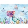 Tapety Postershop Fototapeta vliesová For kids mermaid watercolour (1) rozměry 208x146 cm