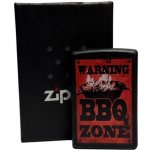 Zippo schwarz color "Warning BBQ Zone" – Hledejceny.cz