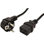 Value Kabel síťový 16A, CEE 7/7(M) - IEC320 C19, 3m, černý - 19.99.1553 – Sleviste.cz